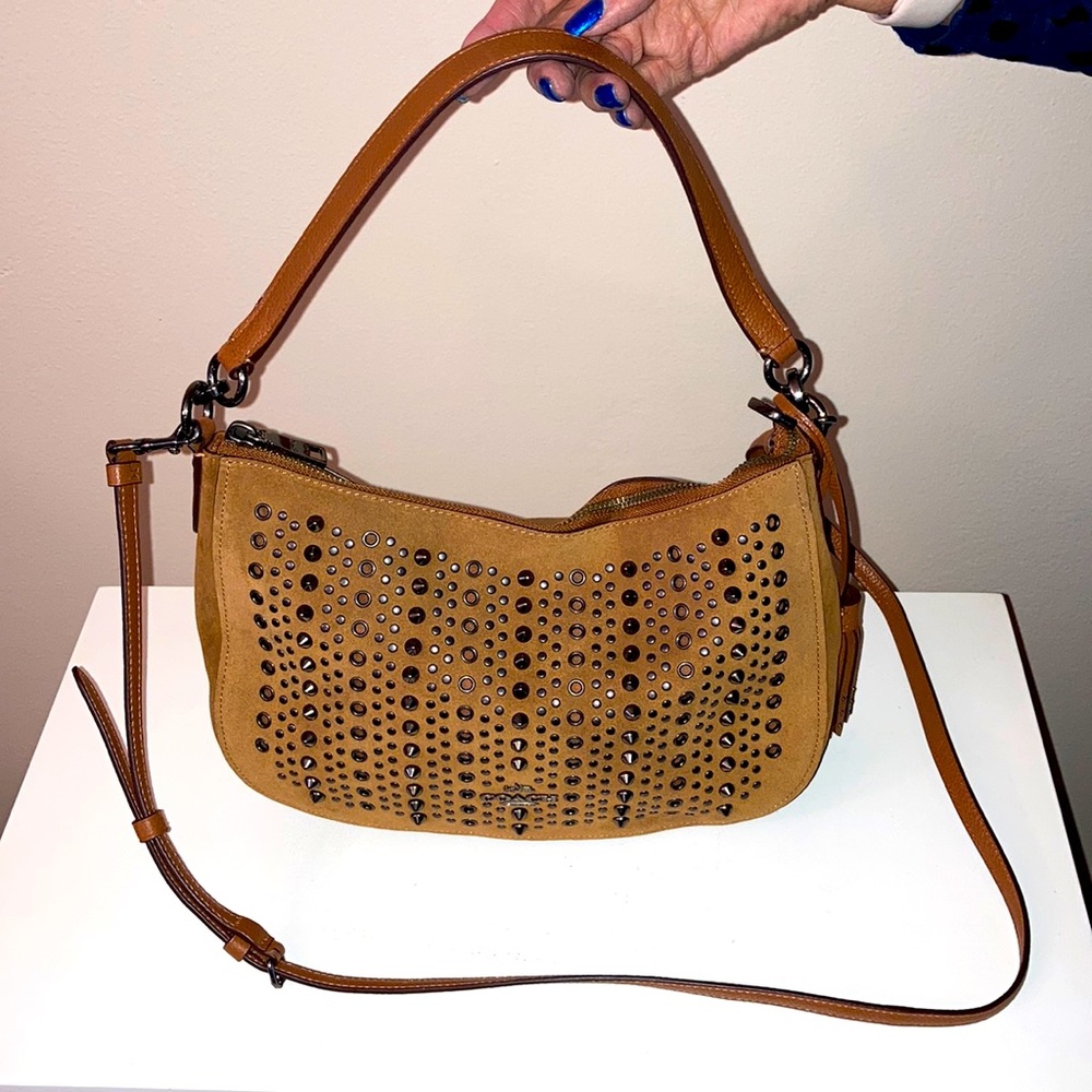 Coach Crossbody Suede Purse